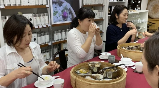 イメージ：点心付き中国茶ペアリング体験プラン